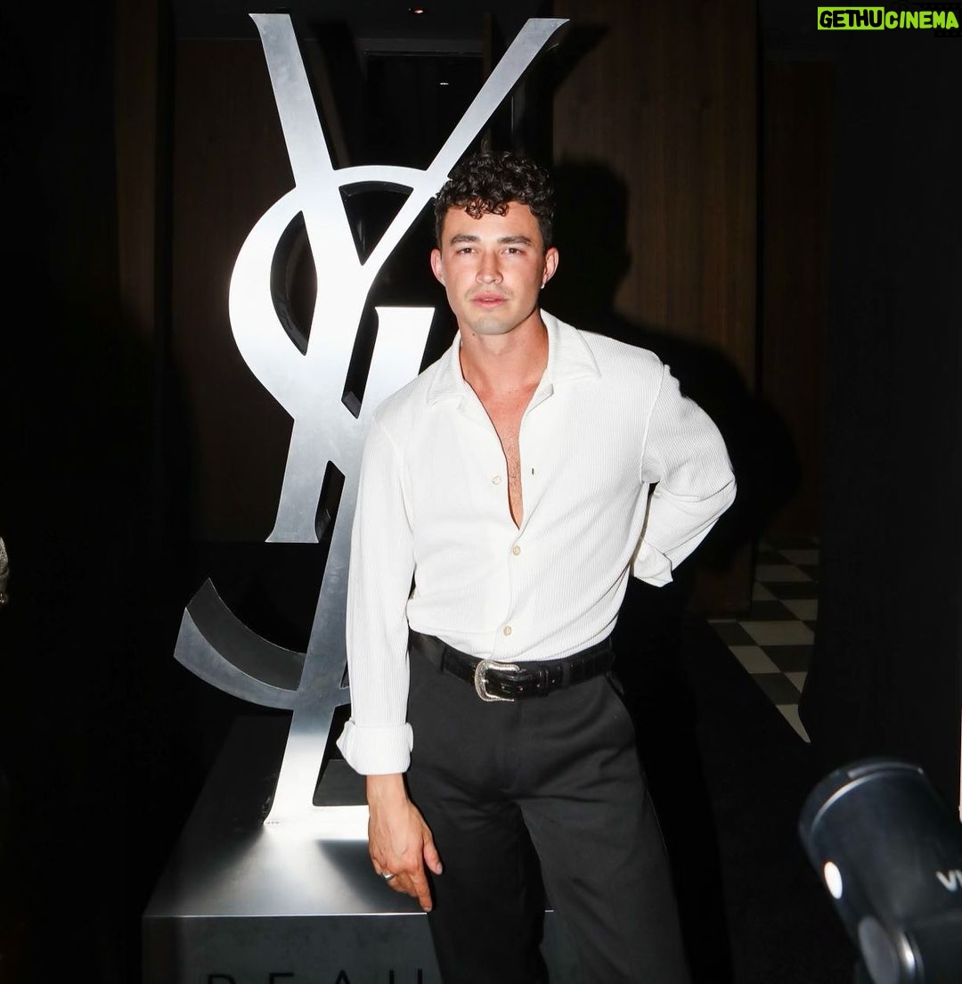 Gavin Leatherwood Instagram - Honoring @yslbeauty new fragrance MYSLF in New York last night #yslbeautypartner