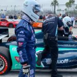 Gavin Leatherwood Instagram - Took a lap with the og of @indycar racing, Mario Andretti. We went real fast 🤘🏻🤘🏻 Long Beach, California