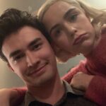 Gavin Leatherwood Instagram - Somewhere in an alternate universe Nick and Sabrina are celebrating her birthday 🎂👸🏼🎩 #caos