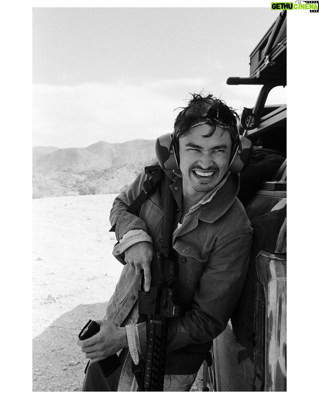 Gavin Leatherwood Instagram - Safety first 🔫 📷 @jakecloobeck Apple Valley, California