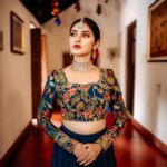 Gayathri Suresh Instagram - •PALLAVI•✨ . SHOOT - @storiesofajay MUA - @makeover_by _sruthivipin_ COSTUME. - @studio.alamara ORNAMENTS - @golden_cup_fashion_jewellery