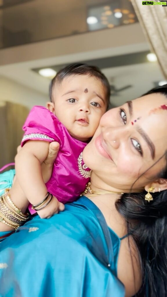 Gayathri Yuvraaj Instagram - With my Yuga kutty 🦋💕🧿 @joshapp.tamil @officialjoshapp #joshmeinaaja