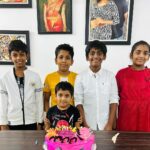 Gayathri Yuvraaj Instagram - Yesterday birthday celebration 🎉 @tarun_yuvi_ When they are little, you want them to grow up. When they are grown up, you want them to be little. In the grand scheme of life, little kid moments are so short. Enjoy each and every one 😍From a smiling baby to a willful toddler to now a teen almost , you grew up in the blink of an eye. Love you Tarun❤️