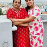 Gayathri Yuvraaj Instagram - My mother was my role model before I even knew what that word was.” 👩‍👦😘🫰🏻Amma 🌍 👗 @preethi.shapewear.in