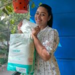 Gayathri Yuvraaj Instagram - “Shoutout to the diaper game-changer! 📣🍼 These cute seal baby diapers are not just premium quality, but also 100% natural, rash and allergy-free, with all-around protection and fully cotton comfort! 👶🌿 Embrace the best for your little one! 💙✨ #SealOfComfort #pureandsafe