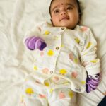 Gayathri Yuvraaj Instagram - “Dressed in giggles and wrapped in love Yuga steals the spotlight. 🌈💖 My Chutti Kannamma🦋🦋🦋 Wearing @honchoobaby #yugayuvraaj #daddysprincess👑 #🦋🦋
