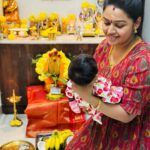 Gayathri Yuvraaj Instagram - A daughter is just a little girl who grows up to be your best friend.”❤️ 👗 @momzcradle