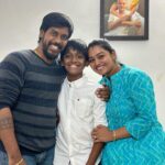 Gayathri Yuvraaj Instagram - Yesterday birthday celebration 🎉 @tarun_yuvi_ When they are little, you want them to grow up. When they are grown up, you want them to be little. In the grand scheme of life, little kid moments are so short. Enjoy each and every one 😍From a smiling baby to a willful toddler to now a teen almost , you grew up in the blink of an eye. Love you Tarun❤️