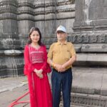 Gehana Vasisth Instagram - Jai bholenath… Mai aur mere pita ji at trayambkeshwar mandir . sabhi logo ko mahashivratri ki dher sari shubhkamnaye… Bhagwan bholenath sabki zindagi achchi karein … .. . . . . . #shivratri #mahadev #shiva #mahashivratri #bholenath #shiv #harharmahadev #mahakal #shivshakti #lordshiva #shivay #india #shambhu #omnamahshivaya #god #mahakaal #kedarnath #bholebaba #ujjain #mahakaleshwar #shivshankar #bhole #shivika #krishna #hanuman #ke #bhakti #shivji #lord #gehanavasisth Trayambakeshwar,Nasik