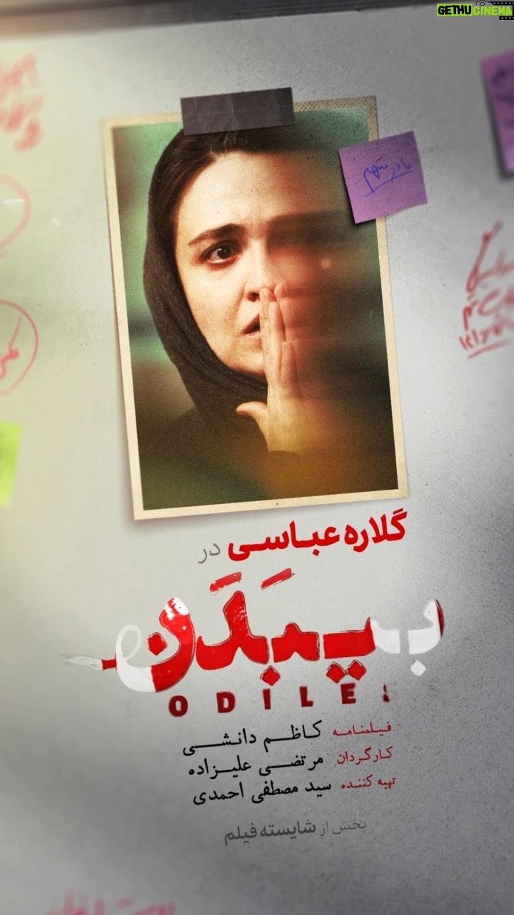 Gelare Abbasi Instagram - 🎥 اگه سؤال پیچت کردن هیچی نگی . . . گلاره عباسی در «بی بدن» . . فیلمی از مرتضی علیزاده نویسنده: کاظم دانشی تهیه کننده: سید مصطفی احمدی . از ۲۳ اسفندماه در سینماهای سراسر کشور پخش از شایسته فیلم @navidpourfaraj @kazemdaneshi @shayestehfilm @tasvireshahr_ir @elnazshakerdoost @pejmanjamshidi @gelarehabbasi @soroushsehat @payamahmadinia @minavahid_official