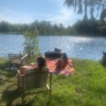 Genevieve Hannelius Instagram - endless summer vacation Livingston Manor, New York