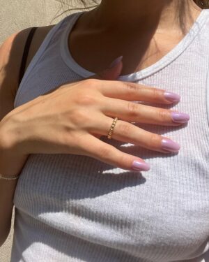Genevieve Hannelius Instagram - New chrome-y ✨sparkly 🌟iridescent 🧜🏼‍♀️ @gpolishofficial colors 💅🏻🫶🥵