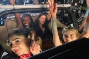 Genevieve Hannelius Instagram - Along for the Ride is out now on @netflix ❣️ I have so much love for this cast and crew of wonderful and talented people. Grateful for all the memories made on this set. Enjoy!!!