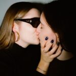 Genevieve Hannelius Instagram - We launched some sparkly things over at @gpolishofficial for my birthday and NYE ⭐️🪩✨🍾After Party, Sparkler, and Midnight Kiss are available now💋 Photography: @alsnchn Photo assist: @alynnat Creative Direction: @alli_targs Models: @bridiedelciotto @raisinsaini