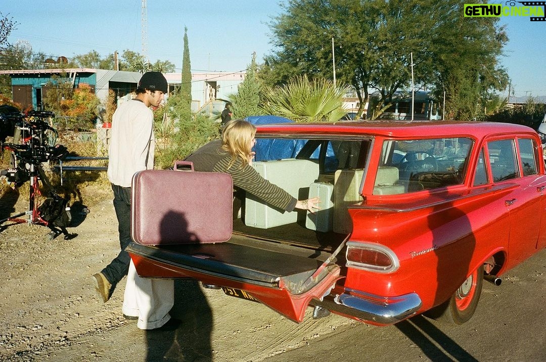 Genevieve Hannelius Instagram - I wrote and directed my first short film with my best friend @zulema.mp4 and it was the most difficult and most fun thing I’ve ever done 🥹🎬 Thank you to @6degreesfilms for believing in us and joining us on this journey. @meganshorttt, thank you for answering every one of my stressed phone calls and for approaching every challenge with a solution. Thank you to our beyond talented and hardworking crew for road-tripping to the desert with us. @mattkleppner and @jessicadho, thank you for helping us bring this vision to life and for the hours spent shot listing and planning. Thank you to our actors @katicatronica and @michaelthomasgrant for your patience and positivity. And thank you to our amazing friends who dropped everything to help us, @cicelyhunscher @taylarhender @itsmaxleone @benwaitches, I love u guys. I can’t wait for everyone to see what we created. DP: @mattkleppner 1st AC: @maxcriley 2nd AC: @aliarminio Steadicam Op: @steadi.g Gaffer: @clarky2324 Key Grip: @baelebae Swing: @ski_zer_ Sound Mixing: @drunken_swami Production Designer: @kaylinnclotfelter Art Director: @jackxduffy H/MUA: @carmonieaf Costume Designer: @salinamhernandez