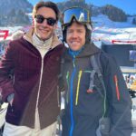George Russell Instagram – In the land of the Wolffs🐺🇦🇹
Such a cool experience attending Kitzbühel Downhill for the first time. Awesome weekend learning more about such a challenging sport and even bumped into a familiar face too⛷️ 🙌 Kitzbühel, Austria
