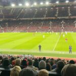 George Russell Instagram – Amazing atmosphere at Old Trafford today @manchesterunited. ⚽️ Great to be here with INEOS.