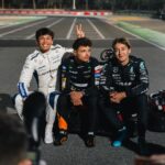 George Russell Instagram - Just like old times ✌️ Bahrain International Circuit
