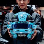 George Russell Instagram - ✨ Just add sparkle ✨ A shiny Vegas special edition for @georgerussell63 this weekend 💙 Las Vegas, Nevada