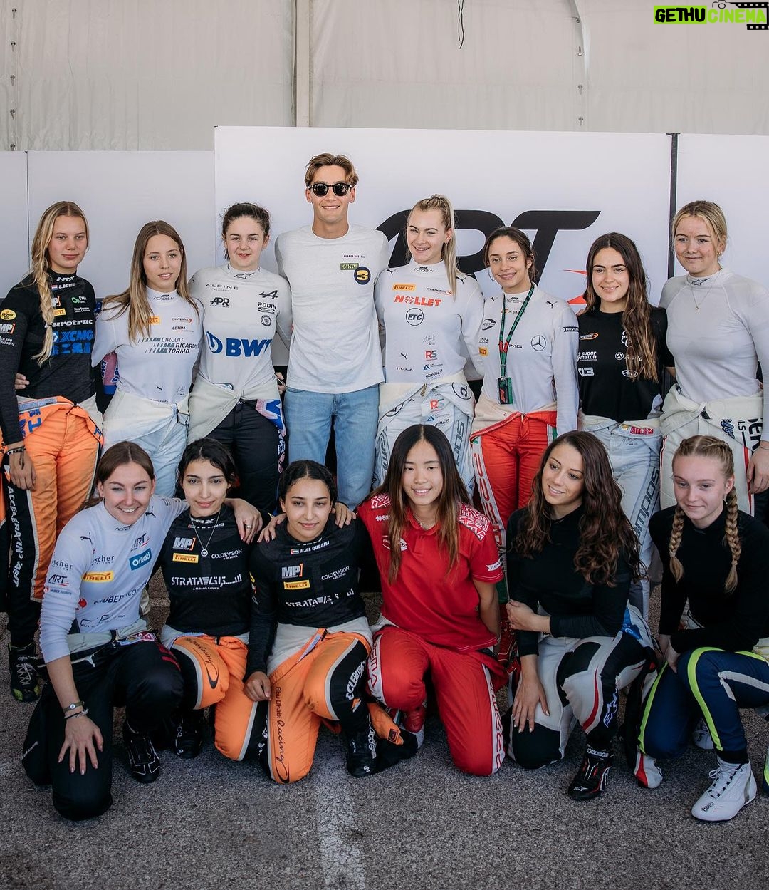 George Russell Instagram - Iām looking forward to the @f1academy races tomorrow šš Be sure to tune in! Circuit of The Americas