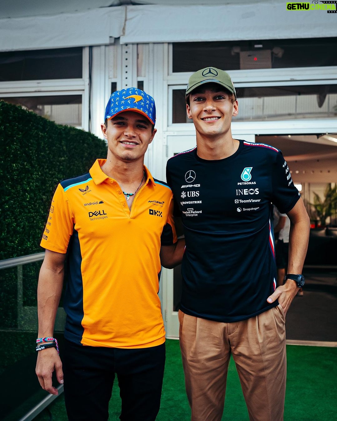 George Russell Instagram - Happy 100 buddy Circuit of The Americas