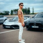 George Russell Instagram - THIS is #AMG. 🩶 #WorldsFastestFamily