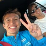 George Russell Instagram - Road trip. ✌️