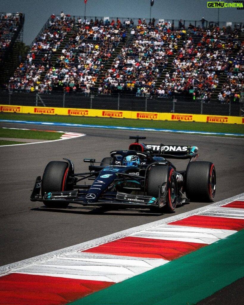 George Russell Instagram - A challenging weekend on my side but great progress from the team and a well-deserved P2 for LH. Eyes firmly forward on Brazil now. Thanks for all the support, Mexico. ✌ Autodromo Hermanos Rodriguez