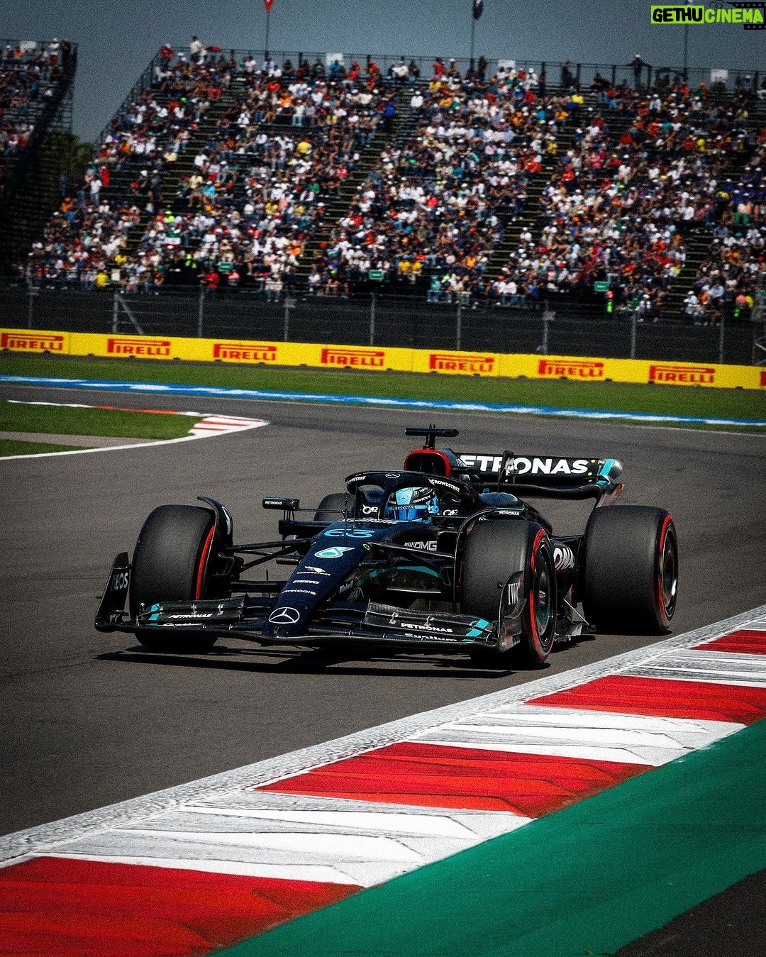 George Russell Instagram - A challenging weekend on my side but great progress from the team and a well-deserved P2 for LH. Eyes firmly forward on Brazil now. Thanks for all the support, Mexico. ✌️ Autodromo Hermanos Rodriguez