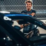 George Russell Instagram - The best way to complete your first lap of the weekend 🤝 Losail International Circuit