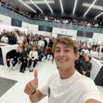 George Russell Instagram - This team.💙 So great to see everyone in Brackley and soak up the energy heading into Doha. We’re all feeling motivated for the weekend ahead 👊