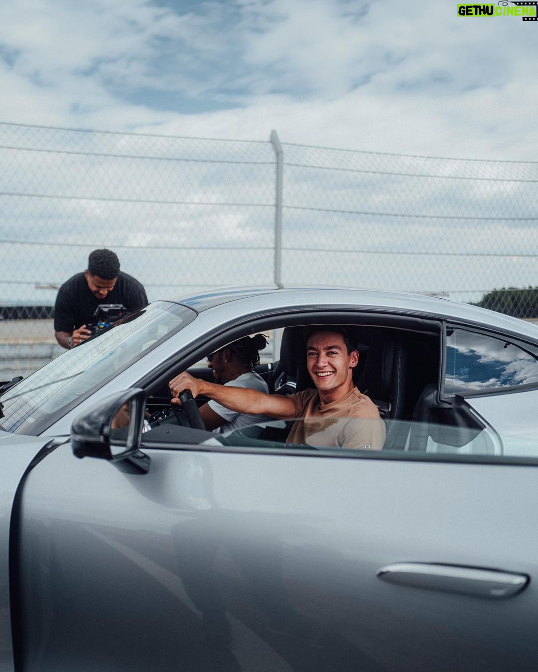 George Russell Instagram - THIS is #AMG. 🩶 #WorldsFastestFamily
