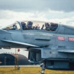 George Russell Instagram - Mavericks. 💙 An experience of a lifetime having the chance to fly a Typhoon Fighter Jet. Seeing the teamwork, camaraderie and skillset within the whole of the RAF, I truly understand why it’s such an honour to work for the Royal Air Force. Thank you so much for the opportunity, for teaching me a huge amount and of course for the ride!! 🇬🇧 @royalairforceuk @typhoondisplayteam