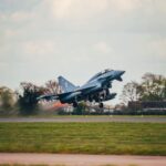 George Russell Instagram - Mavericks. 💙 An experience of a lifetime having the chance to fly a Typhoon Fighter Jet. Seeing the teamwork, camaraderie and skillset within the whole of the RAF, I truly understand why it’s such an honour to work for the Royal Air Force. Thank you so much for the opportunity, for teaching me a huge amount and of course for the ride!! 🇬🇧 @royalairforceuk @typhoondisplayteam