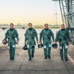 George Russell Instagram - Mavericks. 💙 An experience of a lifetime having the chance to fly a Typhoon Fighter Jet. Seeing the teamwork, camaraderie and skillset within the whole of the RAF, I truly understand why it’s such an honour to work for the Royal Air Force. Thank you so much for the opportunity, for teaching me a huge amount and of course for the ride!! 🇬🇧 @royalairforceuk @typhoondisplayteam