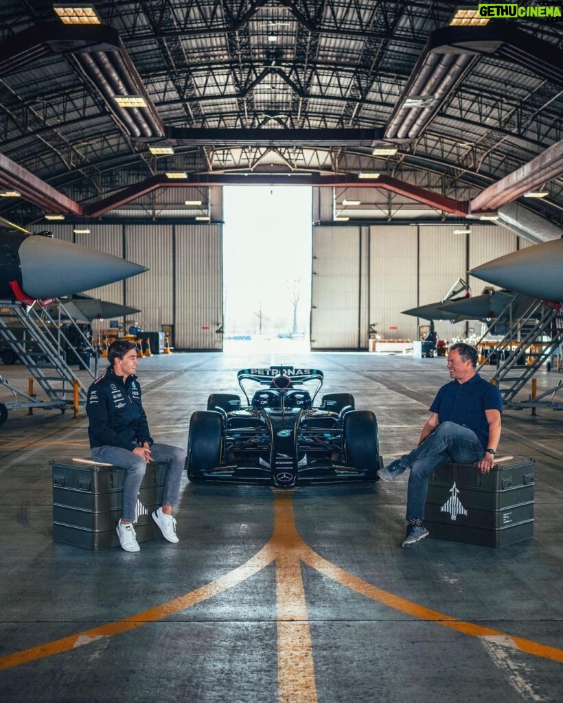 George Russell Instagram - Mavericks. 💙 An experience of a lifetime having the chance to fly a Typhoon Fighter Jet. Seeing the teamwork, camaraderie and skillset within the whole of the RAF, I truly understand why it’s such an honour to work for the Royal Air Force. Thank you so much for the opportunity, for teaching me a huge amount and of course for the ride!! 🇬🇧 @royalairforceuk @typhoondisplayteam