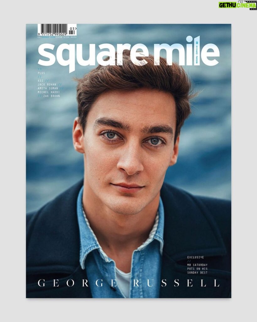 George Russell Instagram - Really enjoyed putting this together with @squaremile for their next cover feature. Thanks for the chat!