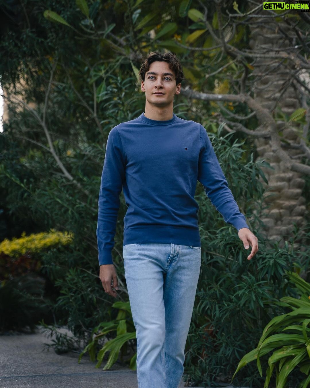 George Russell Instagram - New week, new possibilities ahead. @TommyHilfiger