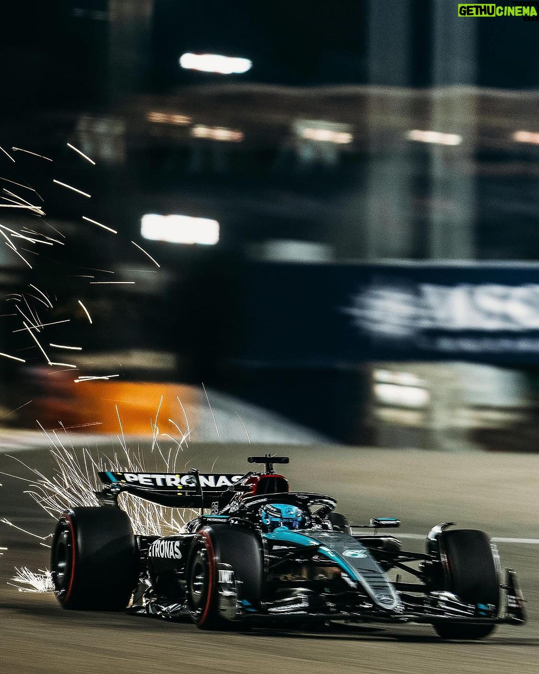 George Russell Instagram - P3. Great job from all of the team. Excited for the first race of the season tomorrow 👊 Bahrain International Circuit