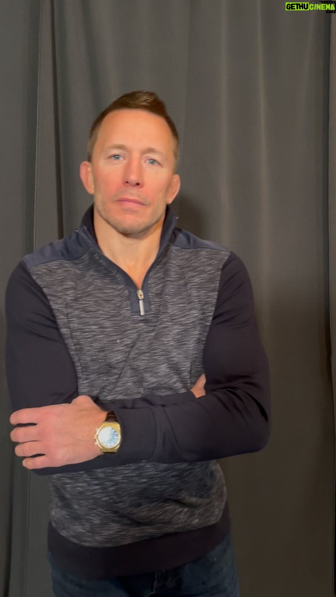 Georges St-Pierre Instagram - Working on a scene with a sadistic casting Director. 😂