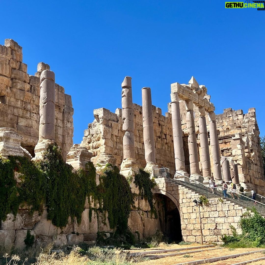 Georges St-Pierre Instagram - How the ancients moved and placed the Trilithon, 800 ton stone blocks at Baalbek in 🇱🇧 is one of the questions that keeps me up at night. 🤔 Temple of Jupiter (Roman Heliopolis)