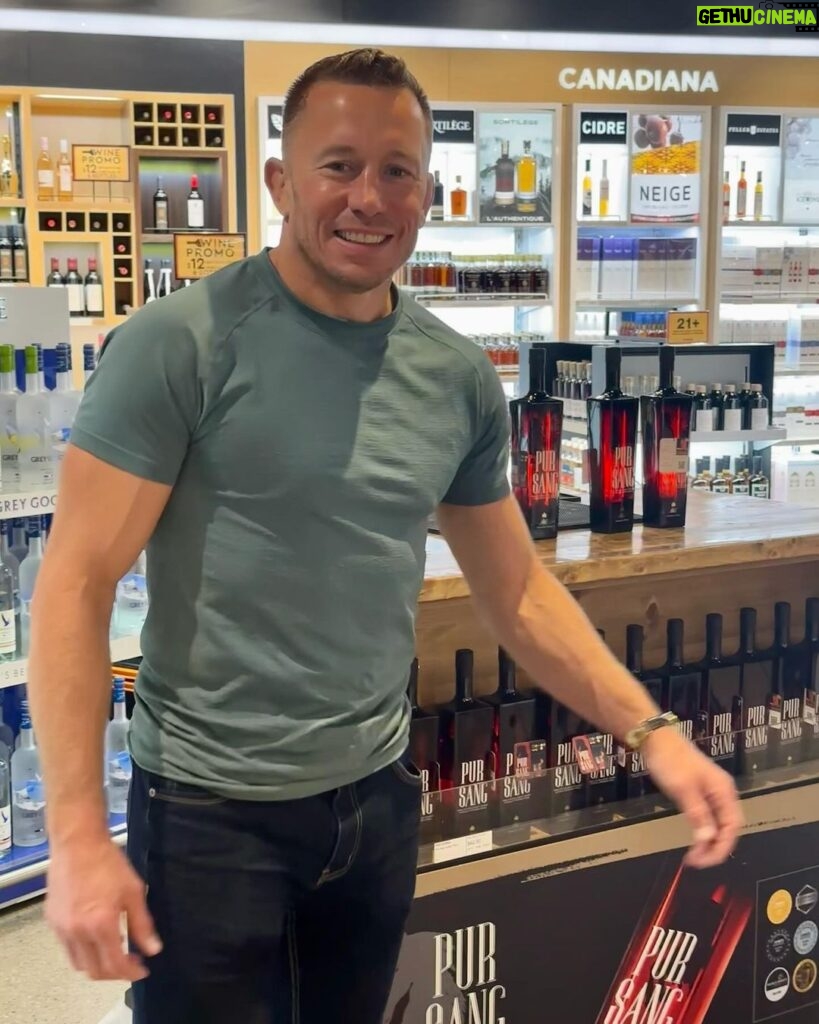 Georges St-Pierre Instagram - Pur Sang is now available in airports duty-free in 🇨🇦
