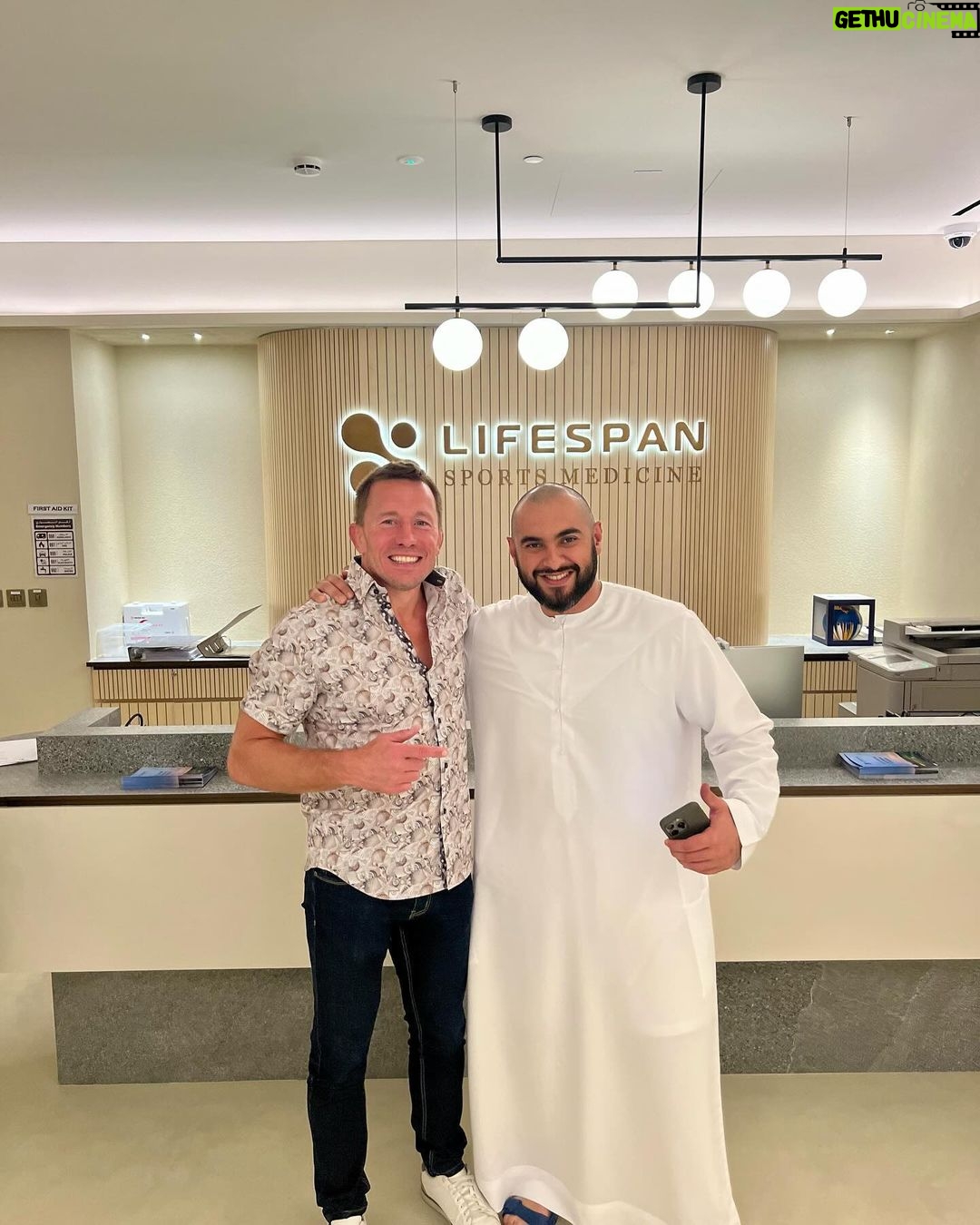 Georges St-Pierre Instagram - A big thank you to @lifespan.clinic for offering me a treatment that is at the cutting edge of technology. Lifespan Clinic