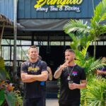 Georges St-Pierre Instagram - Georges St-Pierre At Bangtao Our first day of @georgesstpierre visiting us at Bangtao is officially finished 🔥Big thank you to Georges and his team for making this day so special 💪 Georges gave some interesting insights into what it takes to become a champion at the highest level of MMA during our Q&A 🎤 Then followed by Georges showing his skills on the pads with our 3 world renowned trainers @ajarn_wat @lerdsila_muaythaiiyarin @aaa_gaiyanghadao 🥊 We still have tickets available for tomorrows seminar with @georgesstpierre at 10am 🎫 come and learn the techniques used by the GOAT 🐐 All photos from todays event are live on our website including everyones photo with Georges 📸 Don’t forget to tag us 🏷️ @bangtaomuaythaimma 🏝️ #teambangtao Bangtao Muay Thai & MMA