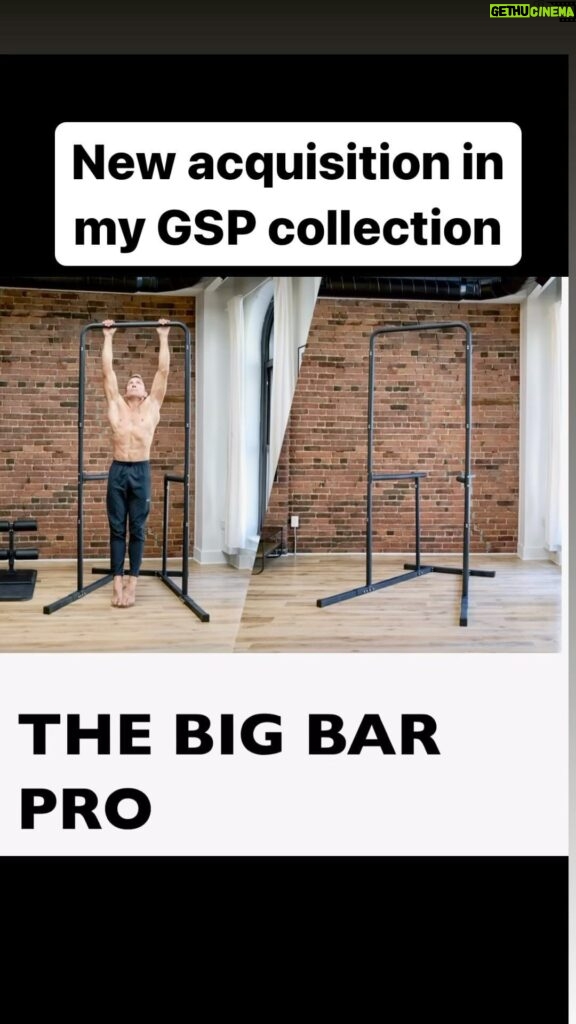 Georges St-Pierre Instagram - BigBarPro Very light / Easy to assemble / Very durable & Outdoor friendly.