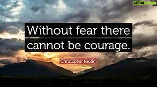 Georges St-Pierre Instagram - Without fear there cannot be courage. -Christopher Paolini