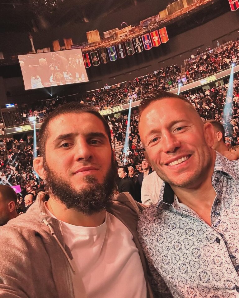 Georges St-Pierre Instagram - Nice to meet you legends