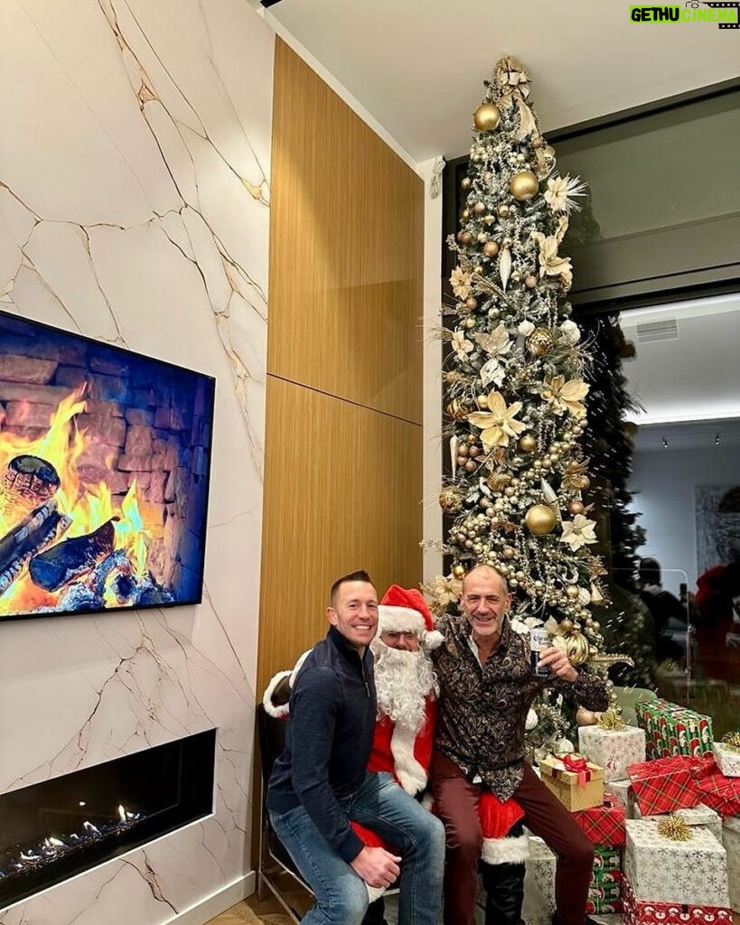 Georges St-Pierre Instagram - I was extremely spoiled by Santa this Christmas 🎄❤️