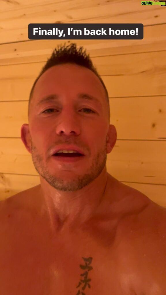 Georges St-Pierre Instagram - Now that I’m home, I want to share one of my best ways to quickly overcome jet lag. Sauna Specialist