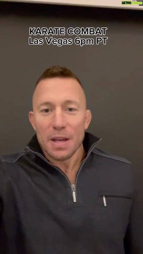 Georges St-Pierre Instagram - Hey everybody just a reminder that I’ll be at Karate Combat 43 in Las Vegas this Friday December 15th where we will witness the grudge match between Pettis/Henderson… limited amount of tickets are still available. Don’t forget to download the Karate Combat ‘vote live’ app so you can vote on your favorite fighters… Tune in on karate.com this upcoming Friday at 6pm Pacific time.